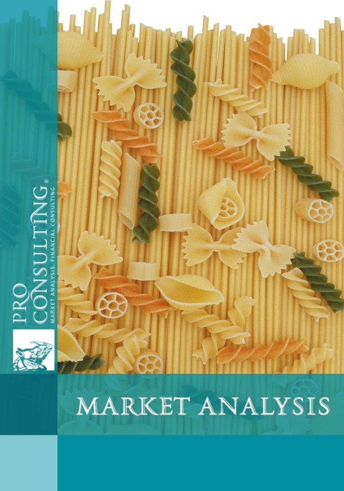 Market research report on pasta (without filling) in Ukraine, with an emphasis on the Southern Ukraine. 2015